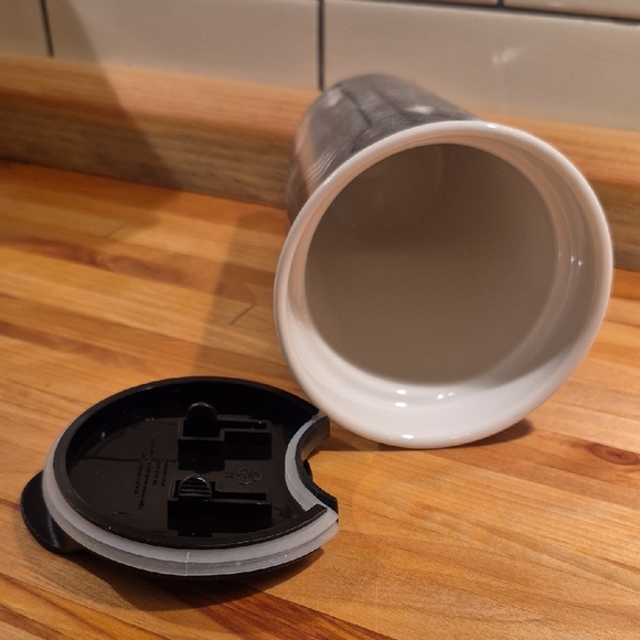 Plaid Reindeer Black Ceramic Mug - Picture 8 of 9